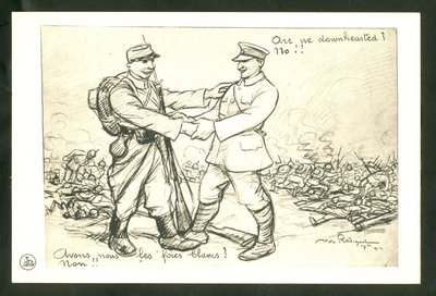 Carte postale, satirique en N & B - Maurice Radiguet