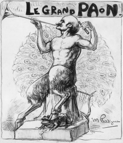 Le grand paon, dessin animé par Maurice Radiguet d