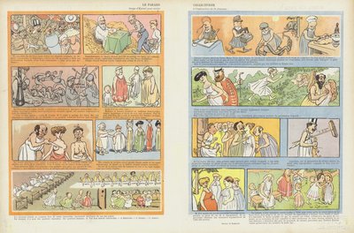 Le paradis collectiviste. Illustration pour Le Rire - Maurice Radiguet