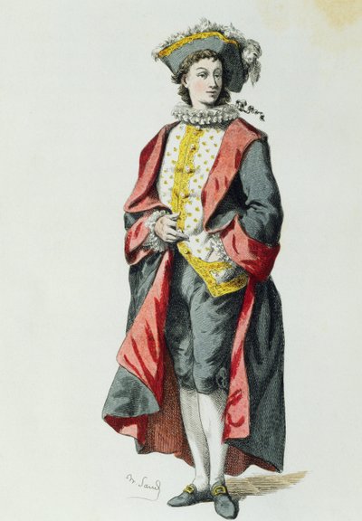 Lelio en 1726 - Maurice Sand
