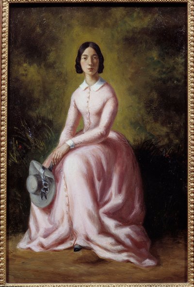 Portrait de la chanteuse Pauline Viardot (1821-1910) Peinture de Maurice Sand (1823-1889) 19ème siècle Paris, musée de la Vie Romantique - Maurice Sand