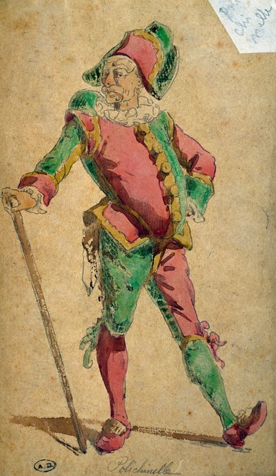 Pulcinella, personnage de la Commedia dell