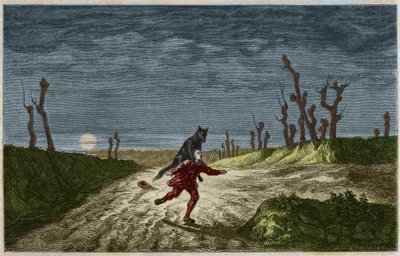 Le loup-garou (gravure d