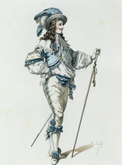 Jeune amant, par Maurice Sand (1823-1889) - Maurice Sand