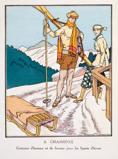 À Chamonix, planche II de 