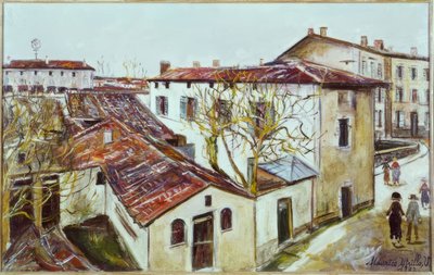 Das Pfarrhaus des heiligen Pfarrers von Ars von Maurice Utrillo