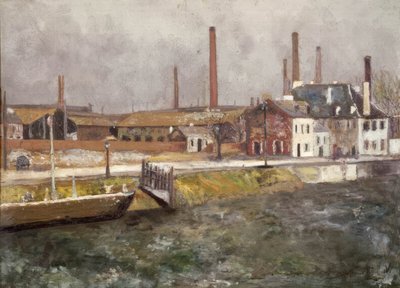 Le canal Saint-Denis - Maurice Utrillo