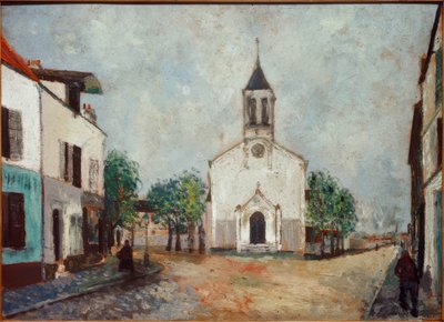 Église à Villanteuse - Maurice Utrillo