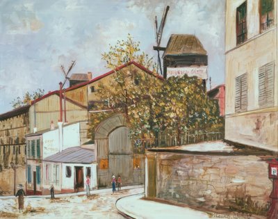 Le Moulin de la Galette - Maurice Utrillo