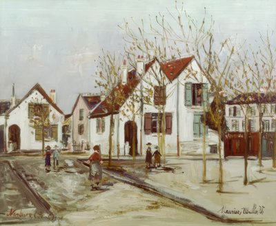 Place à Nanterre - Maurice Utrillo