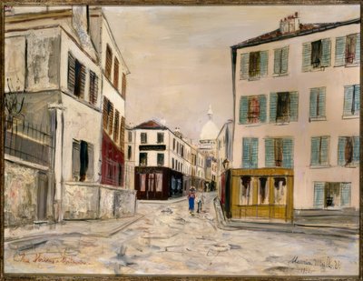 Rue Norvins à Montmartre - Maurice Utrillo