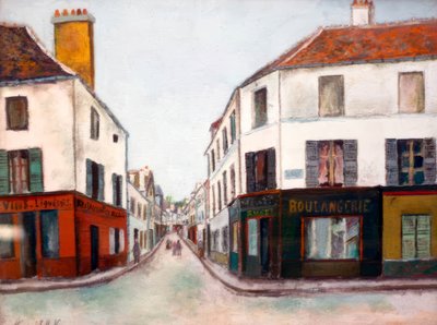 Rue a Pontoise - Maurice Utrillo