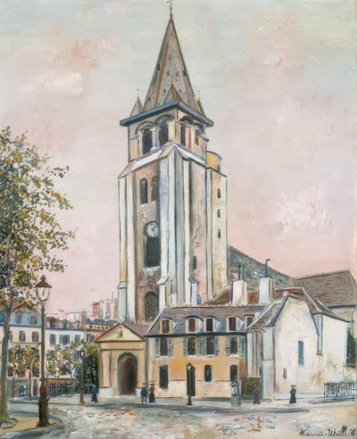 Saint-Germain-des-Prés - Maurice Utrillo