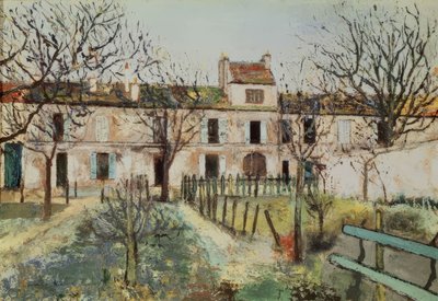 Le jardin de Montmagny  - Maurice Utrillo