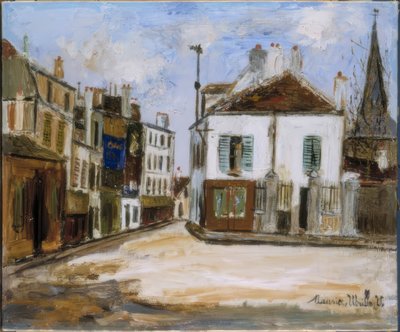 rue de banlieue - Maurice Utrillo
