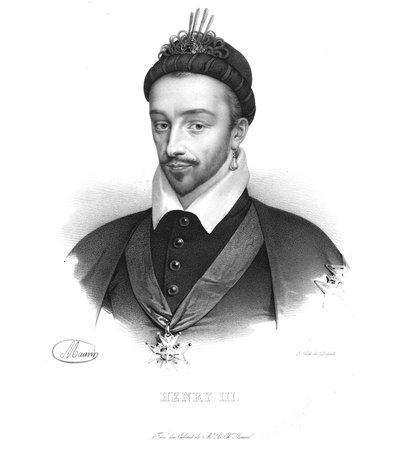 Henri III, roi de France, c1820s - Maurin