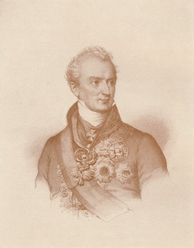 Prince Clemens Wenzel Nepomuk Lothar Von Metternich-Winneburg, vers 1830, 1896 - Maurin