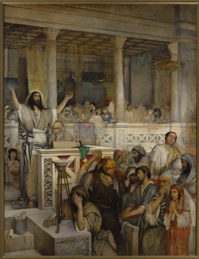Le Christ prêchant à Capharnaüm - Maurycy Gottlieb