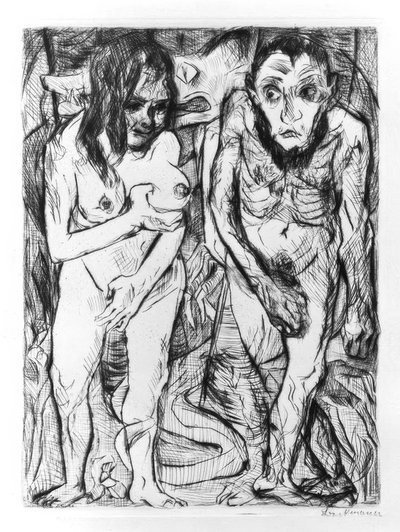 Adam et Ève - Max Beckmann