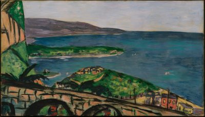 Vue sur Cap Martin, bleu - Max Beckmann
