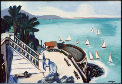 Vue depuis la terrasse à Monte Carlo - Max Beckmann
