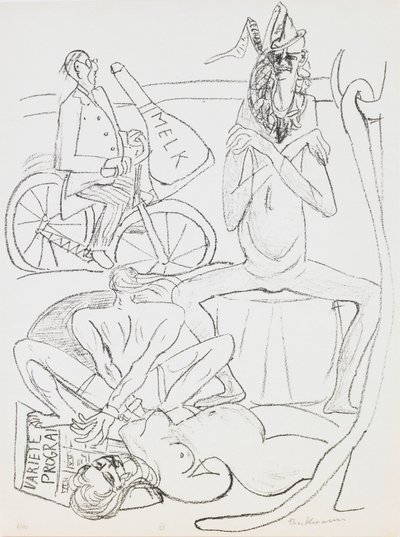 Cirque, planche 12 du portfolio « Jour et Rêve » - Max Beckmann