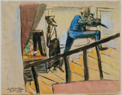 Le groom - Max Beckmann