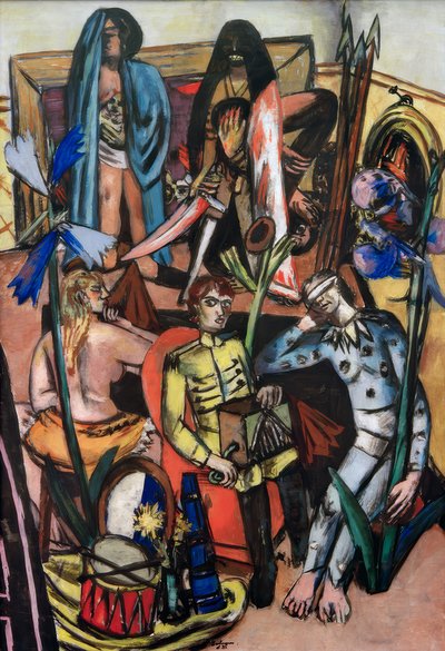 Le joueur de lyre (La chanson de la vie) - Max Beckmann