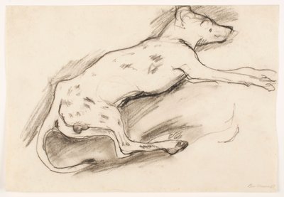 Chien avec des taches noires - Max Beckmann