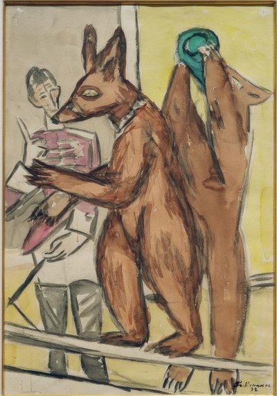 Ours dressés - Max Beckmann