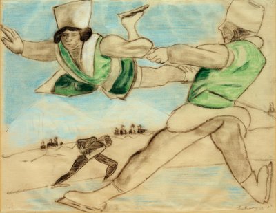 Patineur artistique II - Max Beckmann