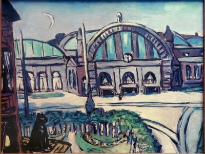 Gare centrale de Francfort - Max Beckmann