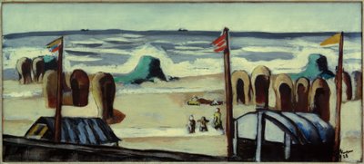 Plage grise - Max Beckmann