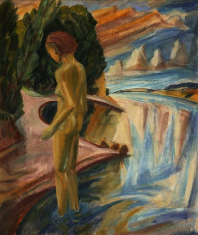 Récolte de foin - Max Beckmann
