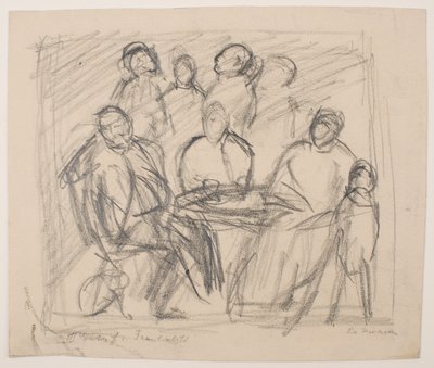III [Troisième] esquisse pour portrait de famille - Max Beckmann