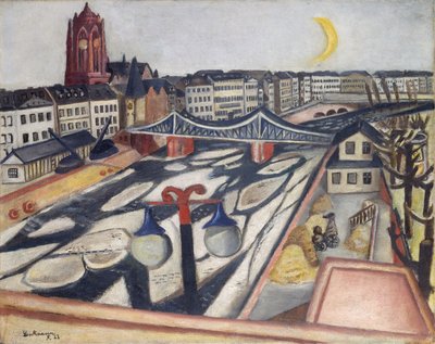 De la glace sur la rivière - Max Beckmann