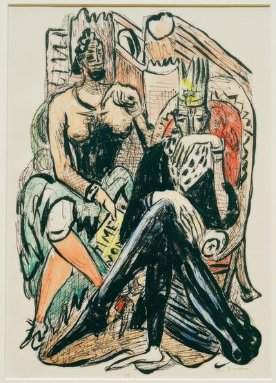 Roi et démagogue - Max Beckmann