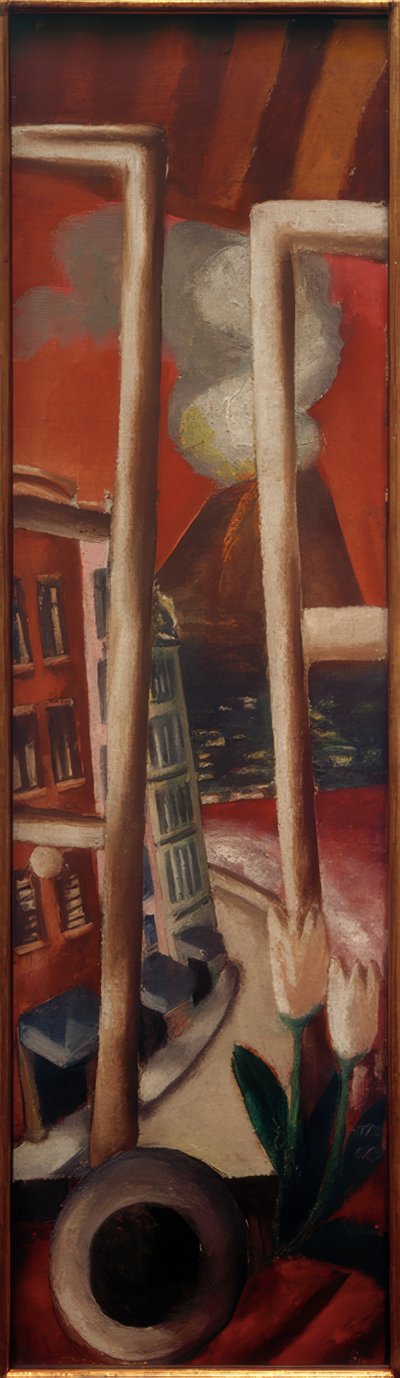 Paysage avec Vésuve - Max Beckmann