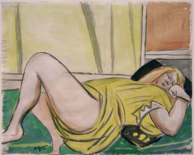 Allongée - Max Beckmann