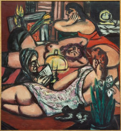 Chambre de fille (Sieste) - Max Beckmann