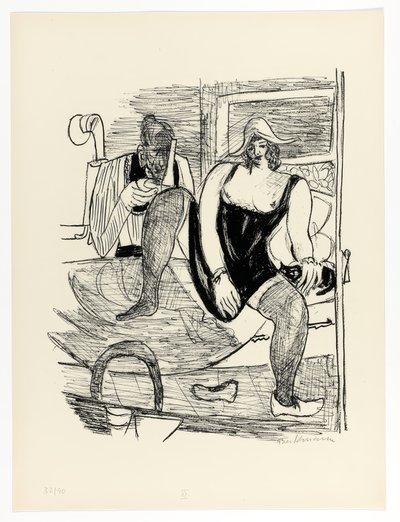 Matin, planche 11 de Day and Dream - Max Beckmann