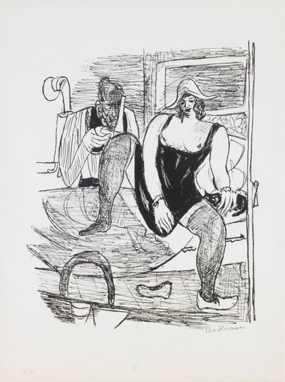 Matin, planche 11 du portfolio « Jour et Rêve » - Max Beckmann