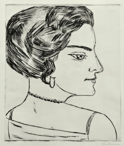 Naïla de profil - Max Beckmann