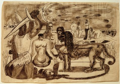 Persée (Hercule) dernière tâche - Max Beckmann