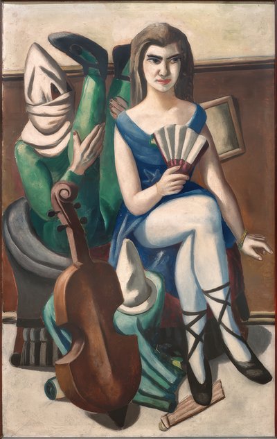 Pierrette et Clown - Max Beckmann