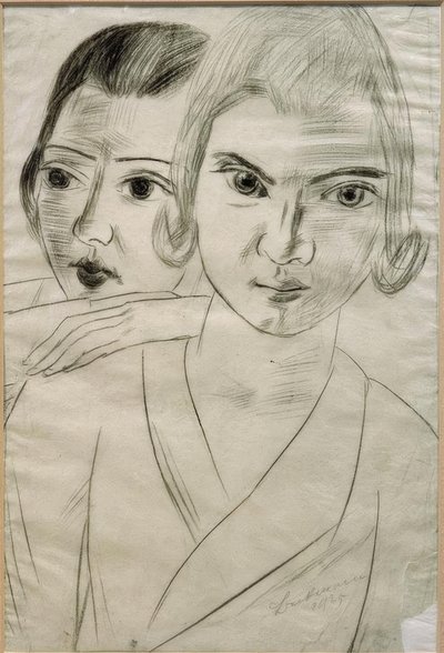 Pizchen et Quappi – Double portrait de Marie-Louise von Motesiczky et Mathilde von Kaulbach - Max Beckmann