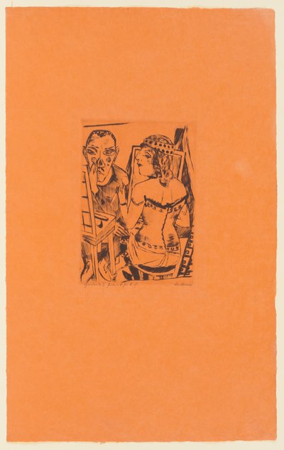 Planche 2 de la série : Foire annuelle - Max Beckmann