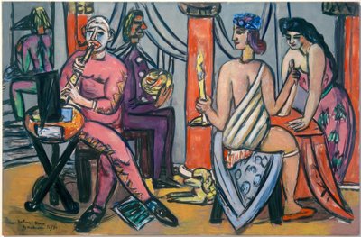 Clowns de Pompéi - Max Beckmann