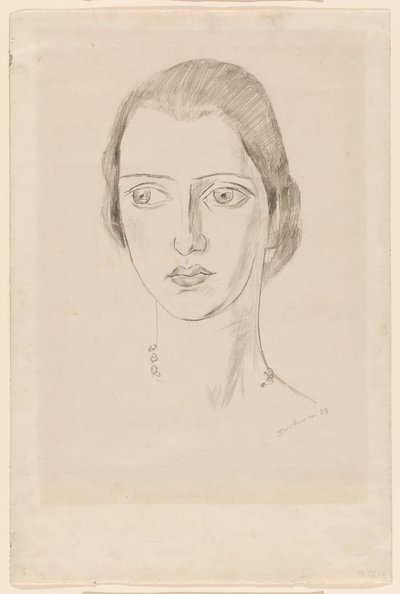 Portrait de Marie-Louise von Motesiczky - Max Beckmann