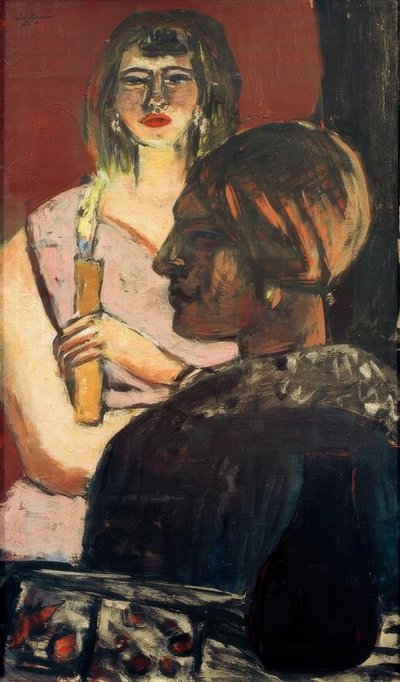 Quappi et Indien - Max Beckmann